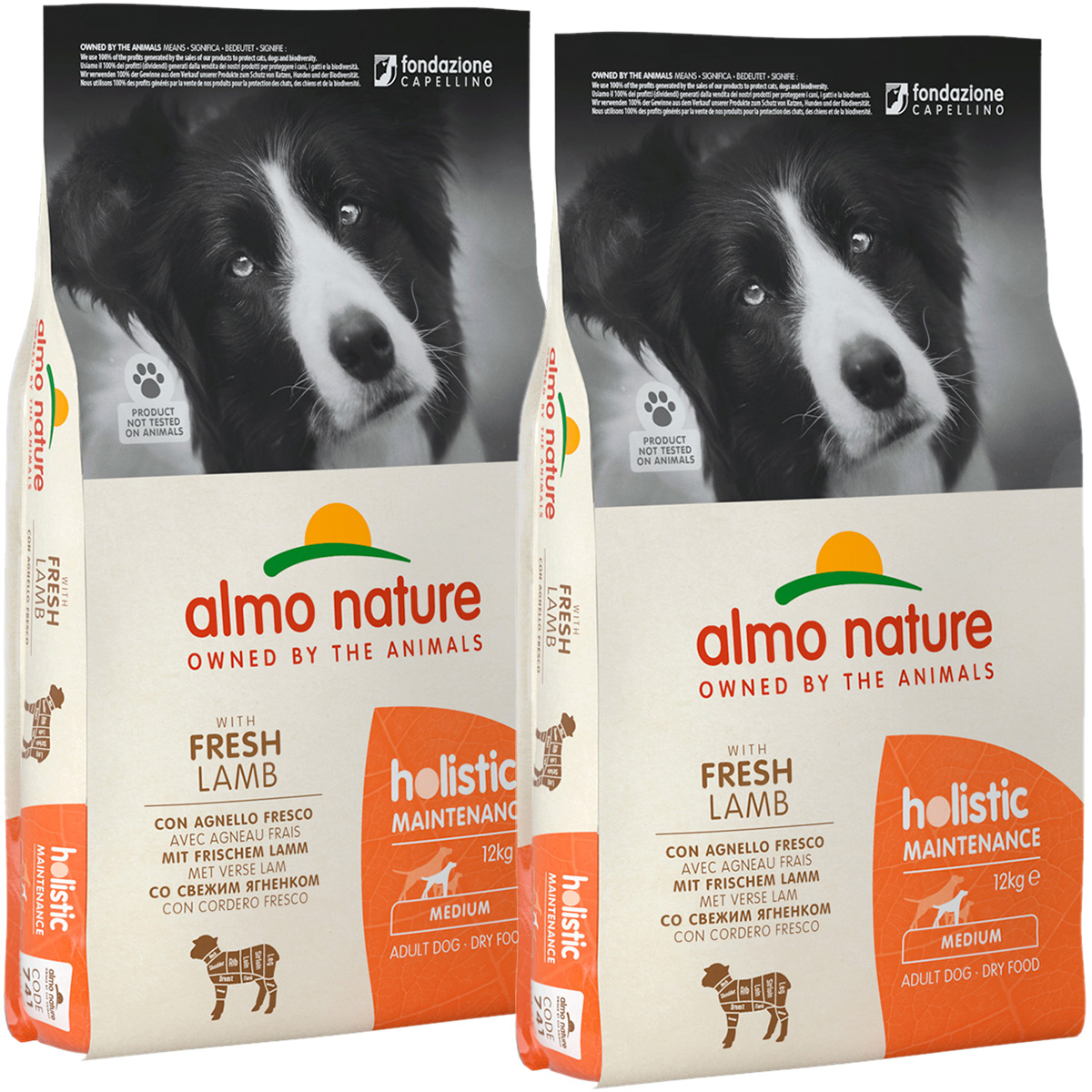 

ALMO NATURE ALMO NATURE ADULT DOG MEDIUM & LAMB для взрослых собак средних пород с ягненко