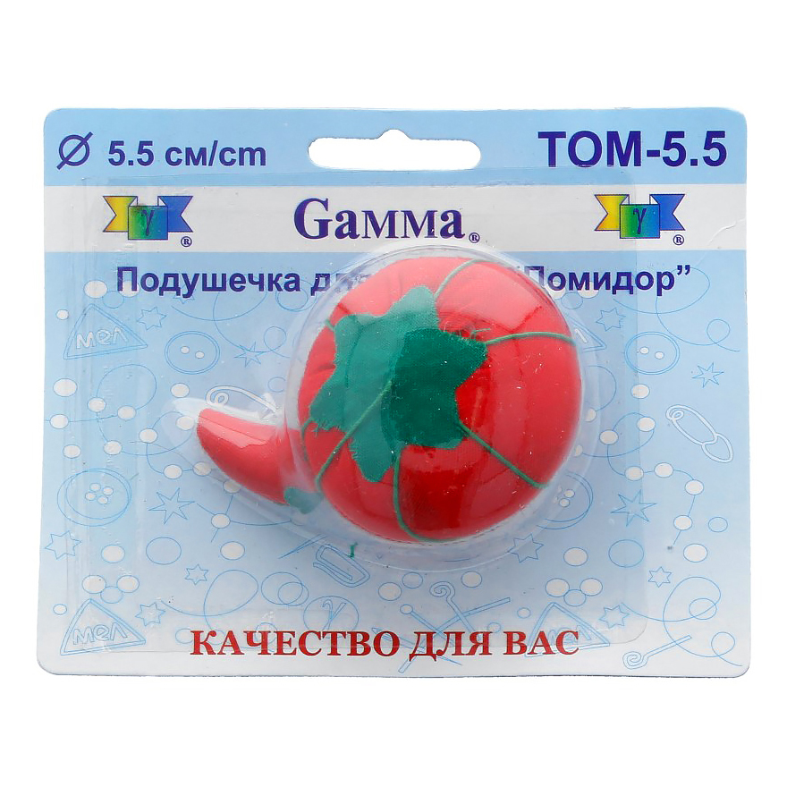 

Подушечка для игл Gamma Помидор красная 5,5 см