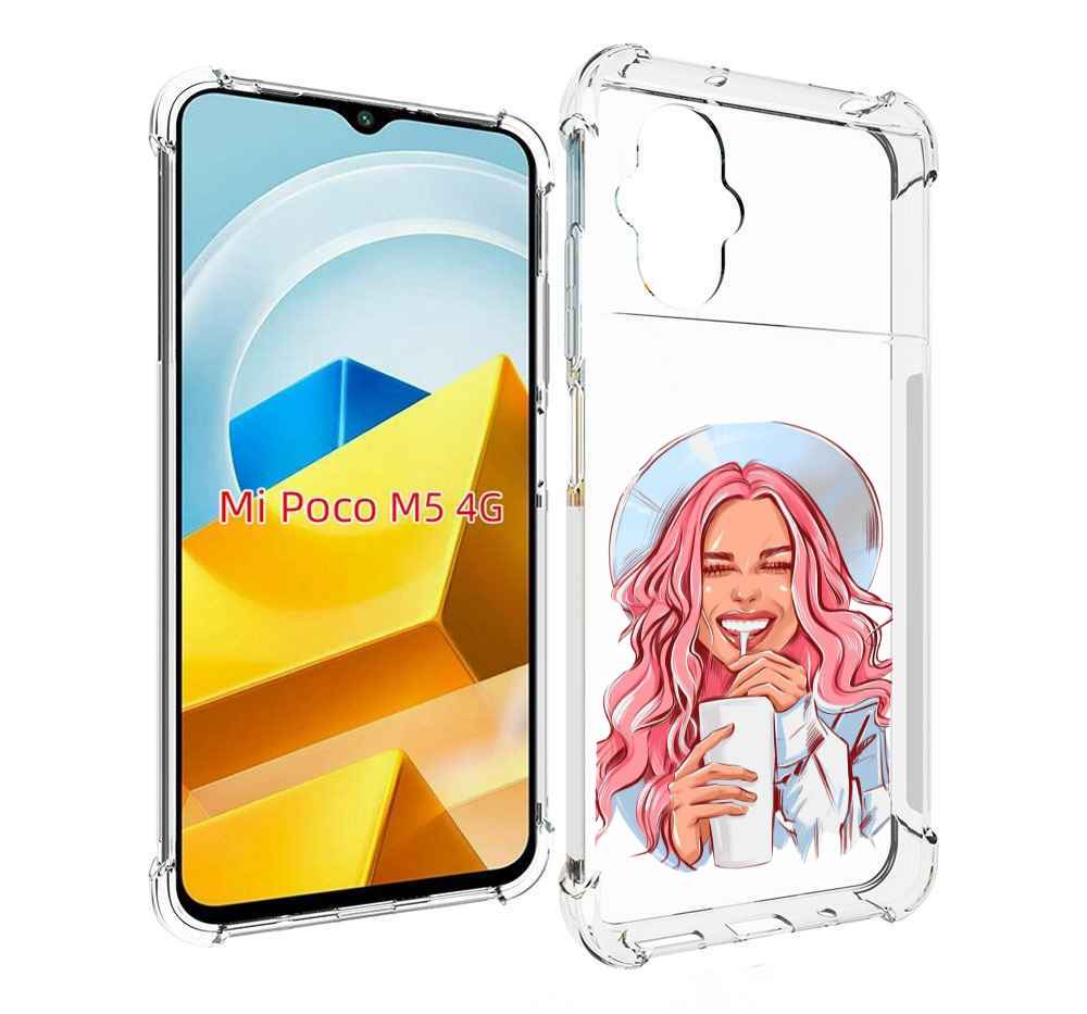 

Чехол MyPads Tocco для Xiaomi M5 веселая-девушка-модель женский, Прозрачный, Tocco