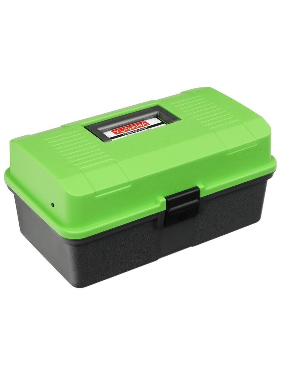 Ящик YUGANA двухполочный, цвет зеленый
