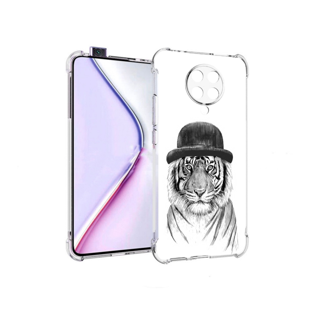 Чехол MyPads тигр британец для Xiaomi Redmi K30 Pro Zoom 8/256GB/Redmi K30 Pro