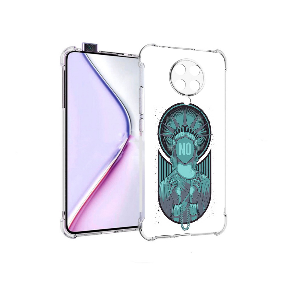 

Чехол MyPads статуя свободы зеленый для Xiaomi Redmi K30 Pro Zoom 8/256GB, Прозрачный, Tocco