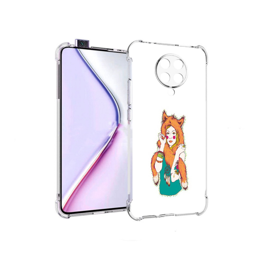 

Чехол MyPads Девушка лиса для Xiaomi Redmi K30 Pro Zoom 8/256GB/Redmi K30 Pro, Прозрачный, Tocco