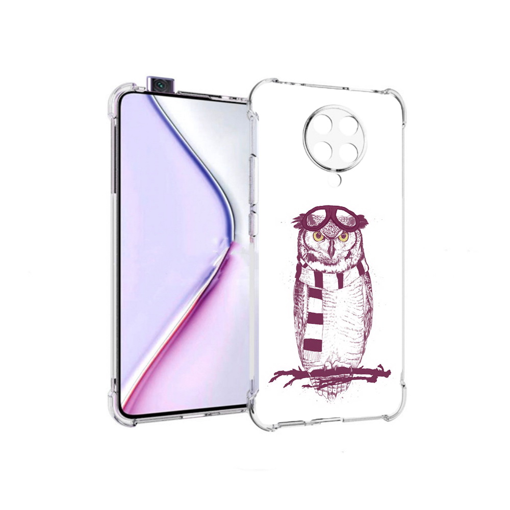 

Чехол MyPads сова-летчик для Xiaomi Redmi K30 Pro Zoom 8/256GB/Redmi K30 Pro, Прозрачный, Tocco