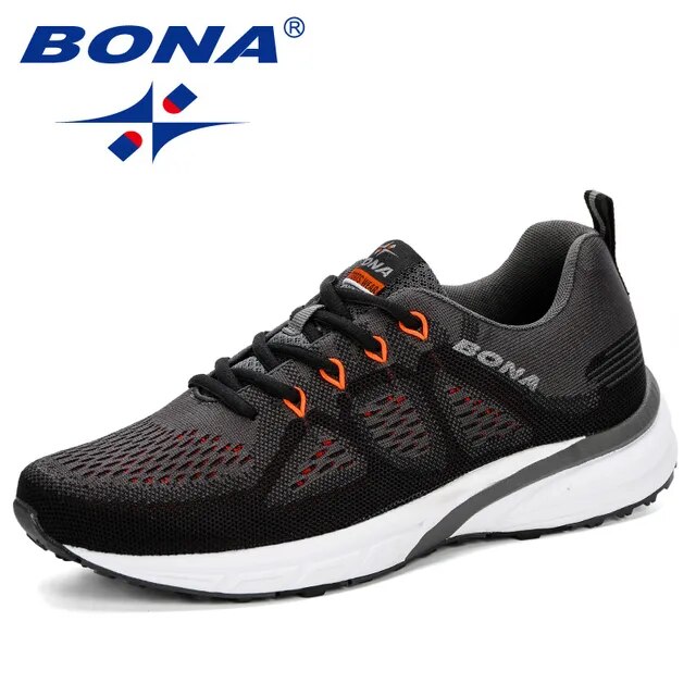 

Спортивные кроссовки мужские Bona Dark&Grey серые 43 RU, Серый, Dark&Grey