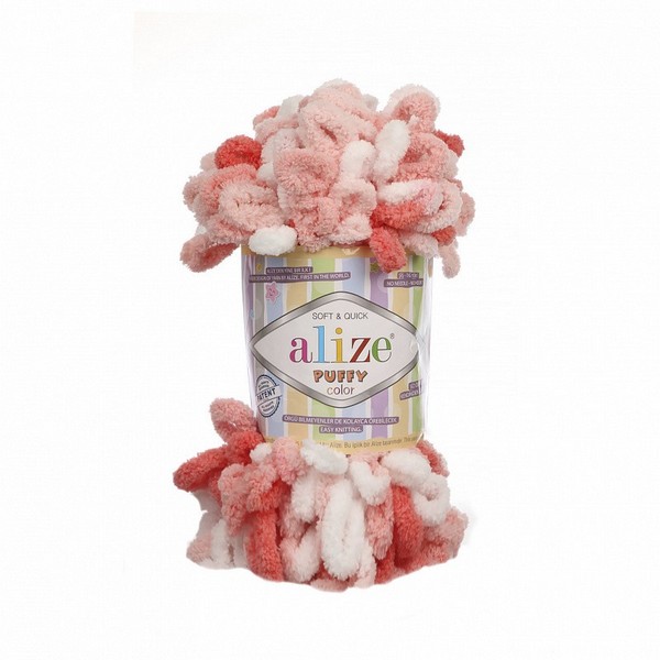 

Пряжа ALIZE Ализе Puffy color 5 шт. в упак. цвет 5922 ALIZE-PUFFY-COLOR.5922, 9.0, Разноцветный