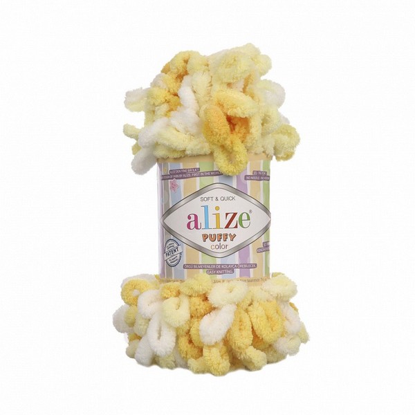 

Пряжа ALIZE Ализе Puffy color 5 шт. в упак. цвет 5921 ALIZE-PUFFY-COLOR.5921, 9.0, Разноцветный