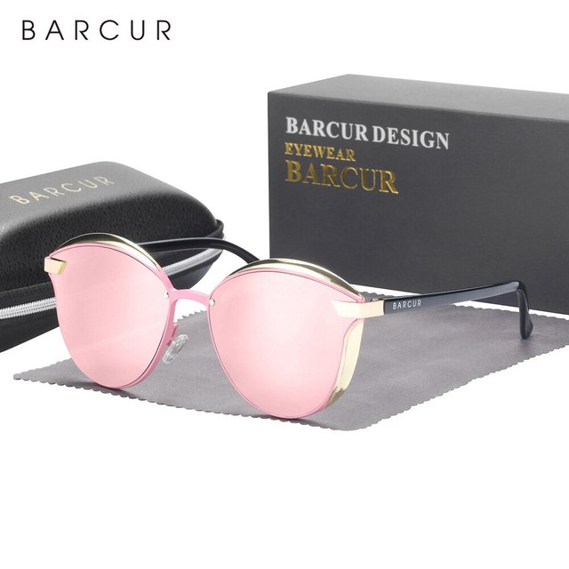 Солнцезащитные очки женские BARCUR EYE WEAR розовые