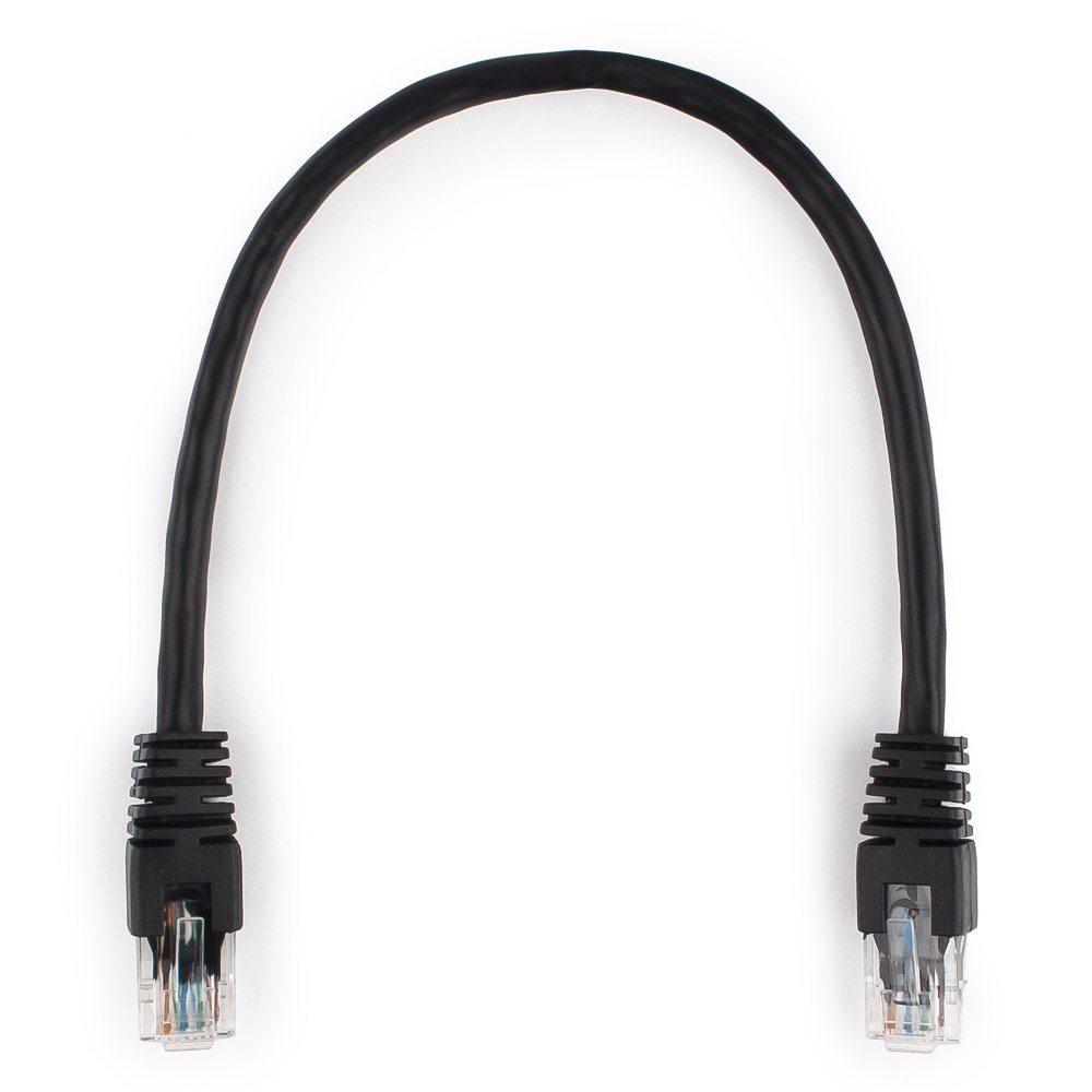 фото Кабель cablexpert rj-45 rj 45 м (pp6u-0.25m/bk)