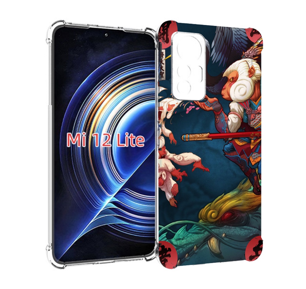 

Чехол MyPads японская обезьяна для Xiaomi 12 Lite, Прозрачный, Tocco
