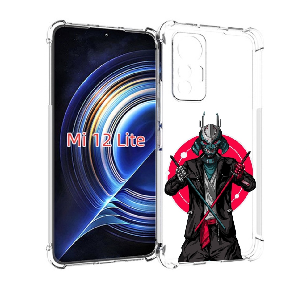

Чехол MyPads якудза с катанами для Xiaomi 12 Lite, Прозрачный, Tocco