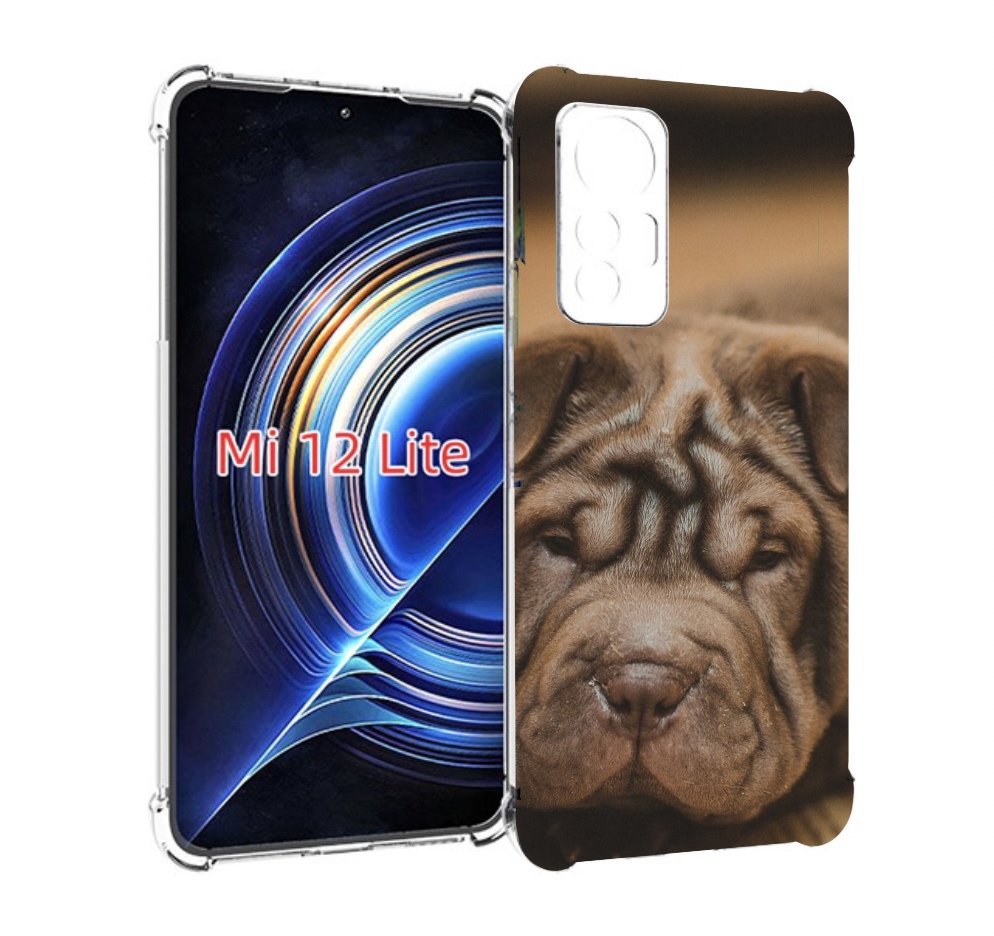 

Чехол MyPads шарпеи для Xiaomi 12 Lite, Прозрачный, Tocco