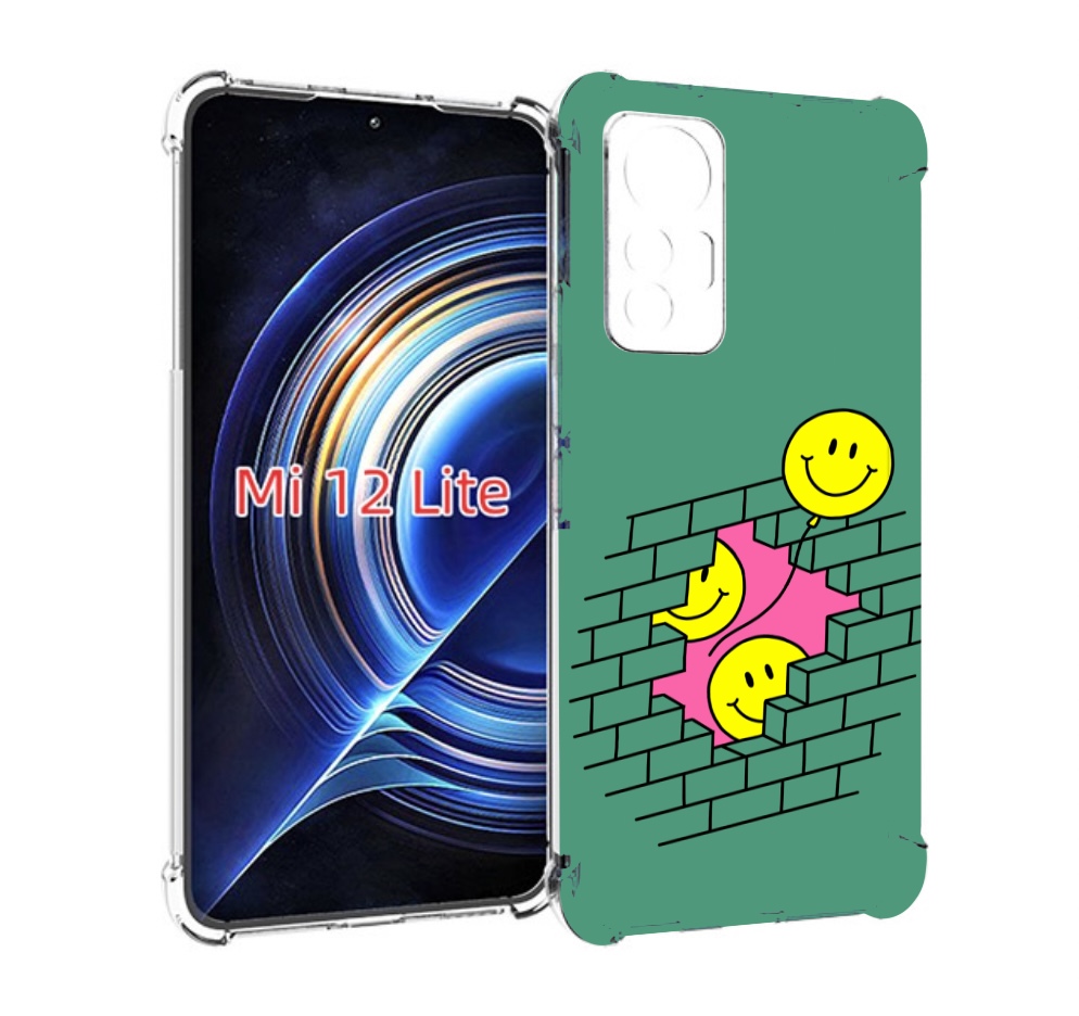 

Чехол MyPads шарики в стене для Xiaomi 12 Lite, Прозрачный, Tocco