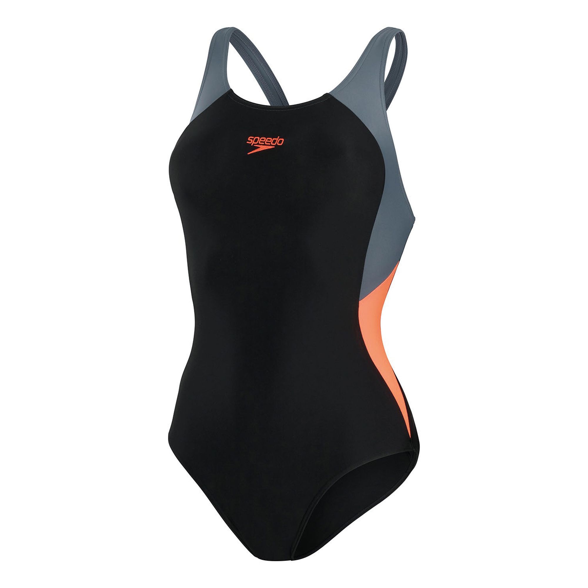 Купальник слитный женский Speedo 8-13475G723 черный 42 EU