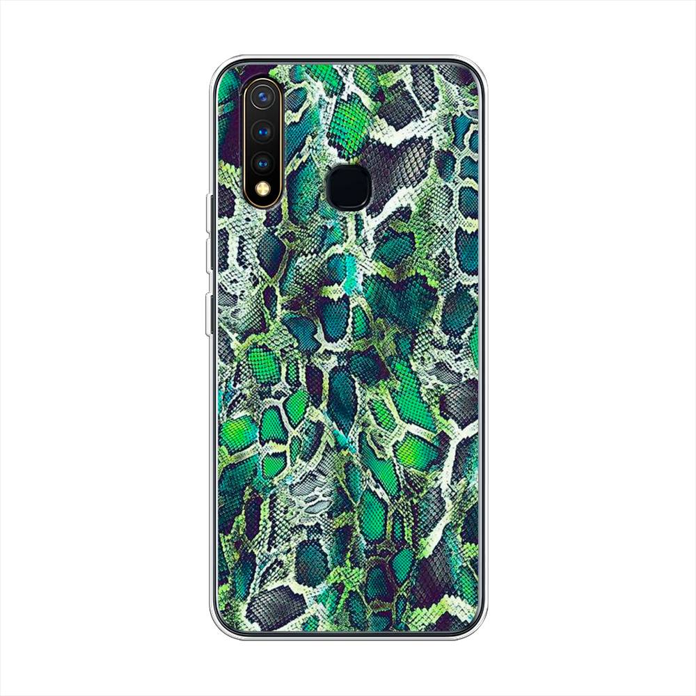 

Чехол Awog на Vivo Y19 "Зеленая кожа змеи", Разноцветный, 261950-3