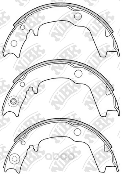 

Тормозные колодки NiBK стояночного тормоза для Mitsubishi Lancer, Outlander 2003- FN6704