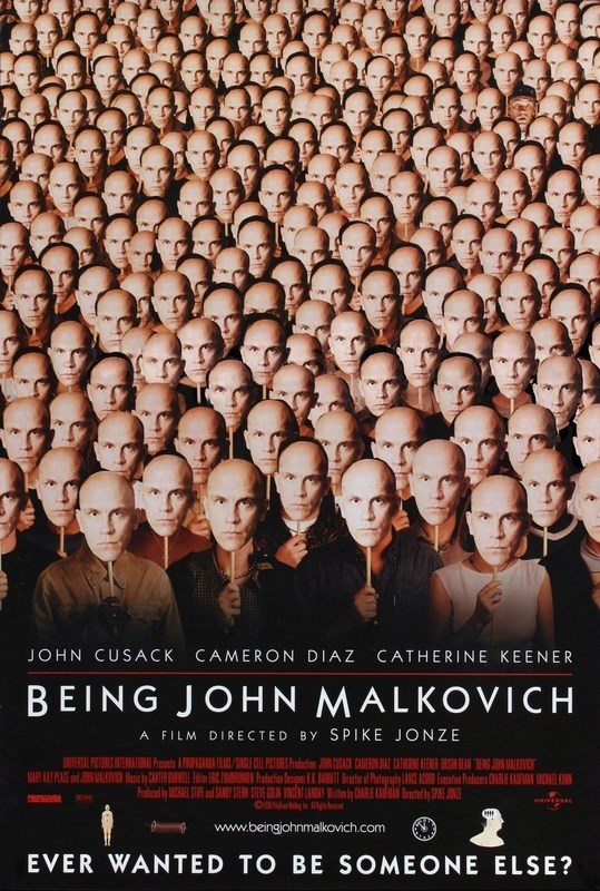 

Постер к фильму "Быть Джоном Малковичем" (Being John Malkovich) 50x70 см