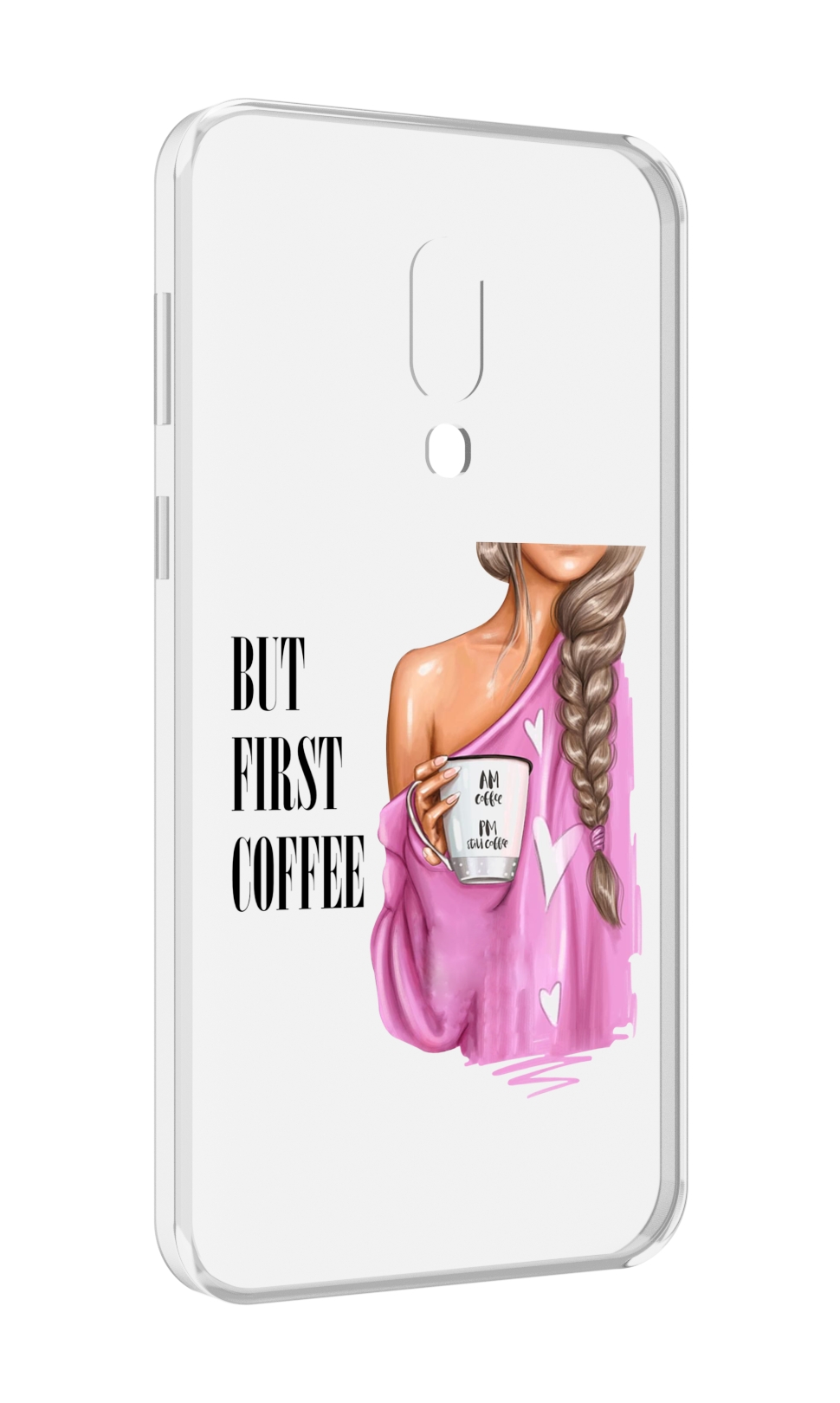

Чехол MyPads сначала-кофе для Meizu 16 Plus / 16th Plus, Прозрачный, Tocco