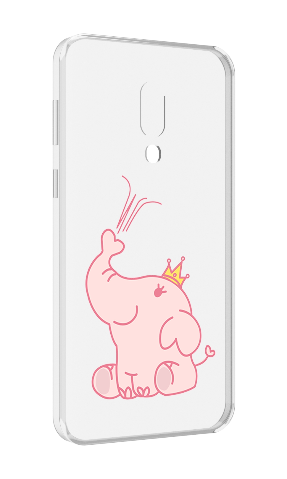 

Чехол MyPads слоник-принц детский для Meizu 16 Plus / 16th Plus, Прозрачный, Tocco