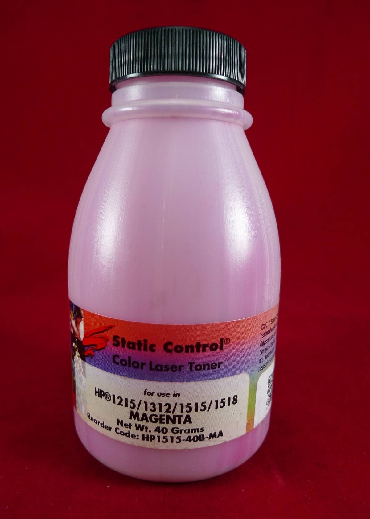 

Тонер Static Control HP1515-40B-MA, для картриджей CB543A/CE323A/CF213A Magenta