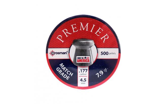 Пули пневматические Crosman Premier Match Grade 4,5 мм 7,9 гран (500 шт.)