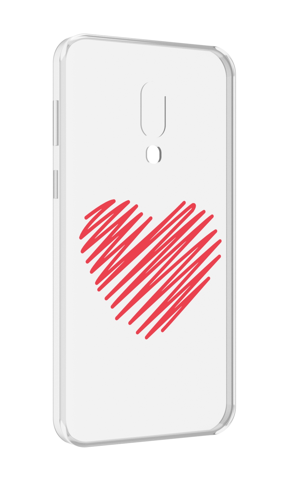 

Чехол MyPads сердечко-одной-линией для Meizu 16 Plus / 16th Plus, Прозрачный, Tocco