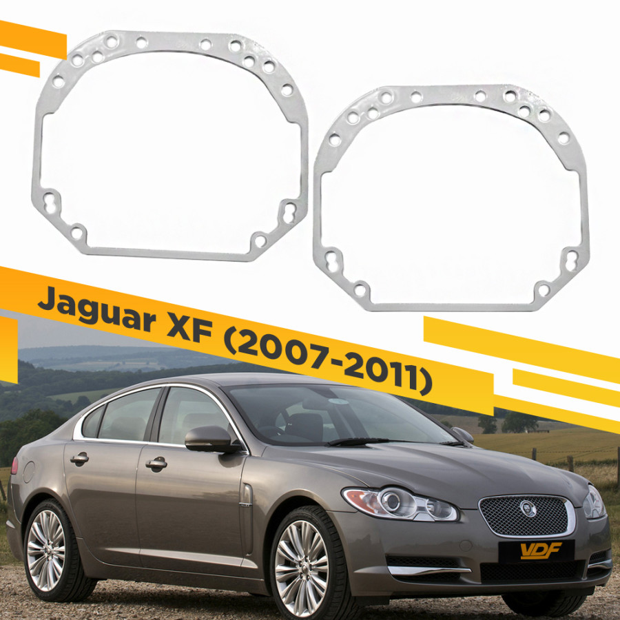 

Рамки для замены линз в фарах Jaguar XF 2007-2011 VDF 001 JXF-001, 001