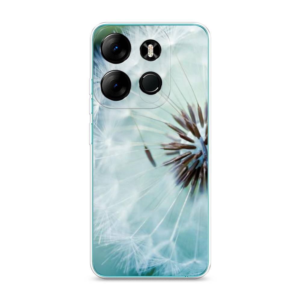 

Чехол Awog на Tecno Pop 7 Pro "Пух одуванчика", Серебристый;серый, 303450-4