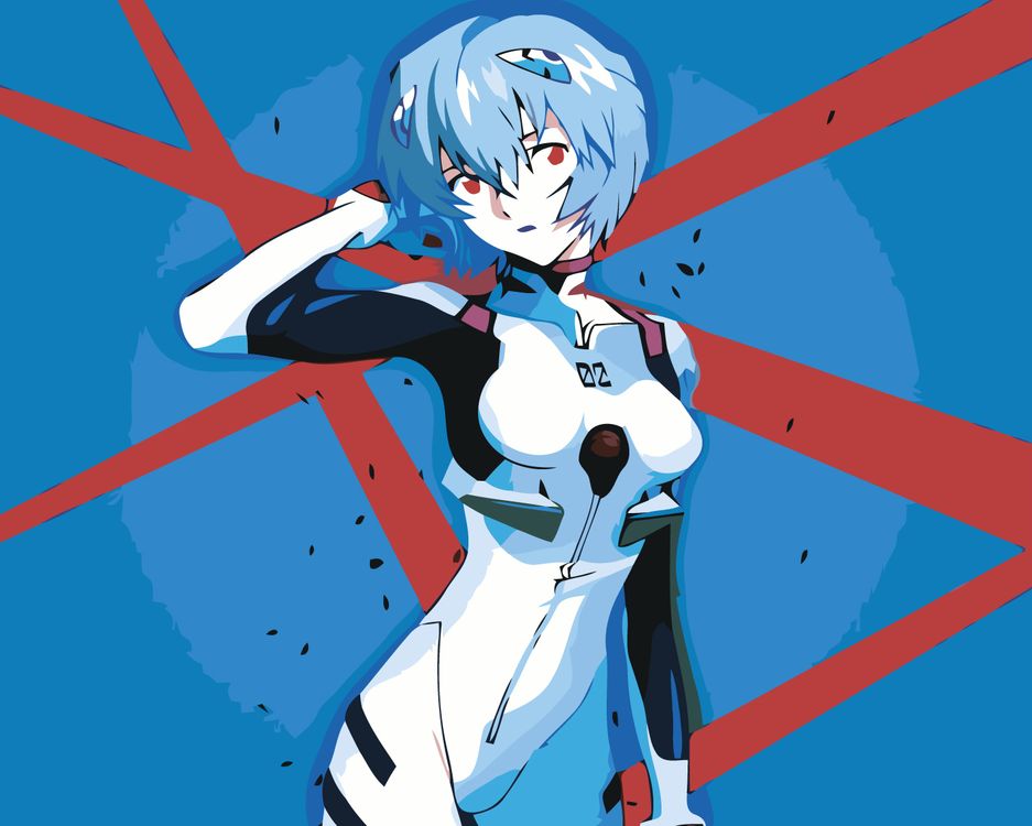 

Картина по номерам Живопись по номерам «Evangelion Евангелион: Рей Аянами», Evangelion Евангелион: Рей Аянами