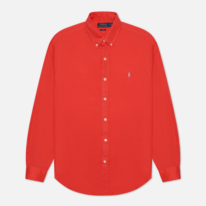 

Рубашка мужская Polo Ralph Lauren 710-829443-009 красная S, 710-829443-009