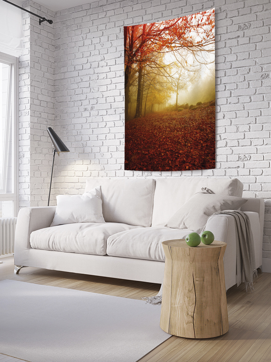 

Вертикальное фотопанно на стену JoyArty Поздняя осень 150x200 см, Поздняя осень