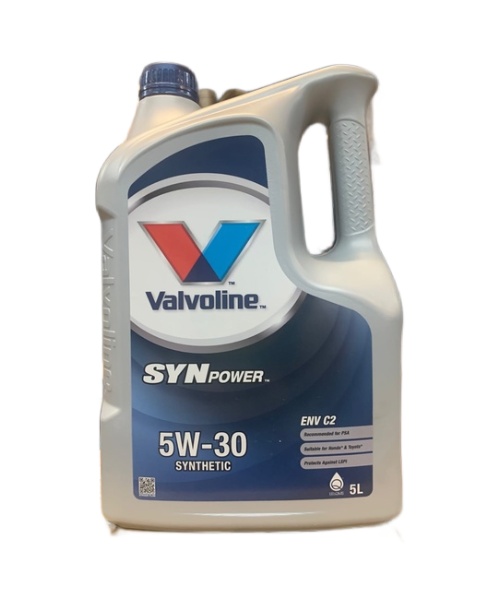 Моторное масло VALVOLINE SYN POWER ENV C2 SAE 5W30 5л