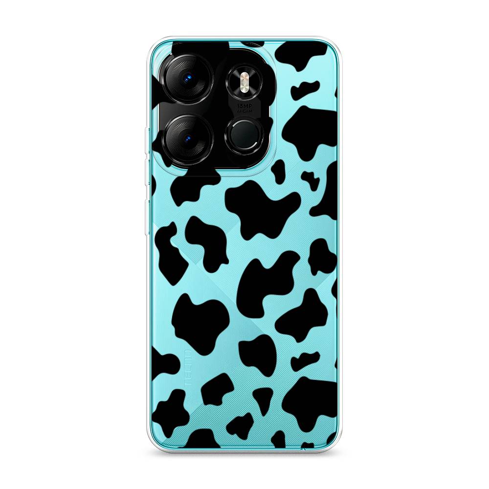 

Чехол Awog на Tecno Pop 7 Pro "Пятна коровы черные", Черный, 303450-2