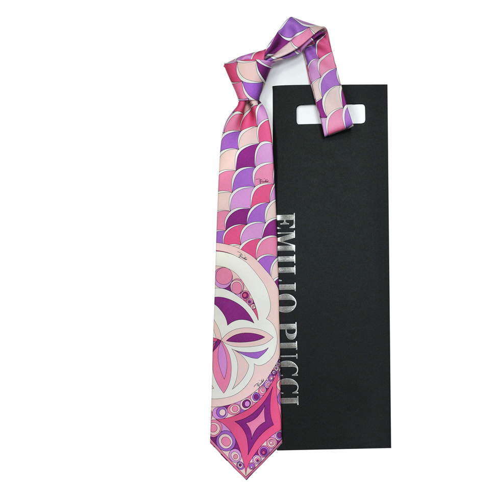 

Галстук мужской Emilio Pucci 841749 сиреневый/розовый/фиолетовый, 841749