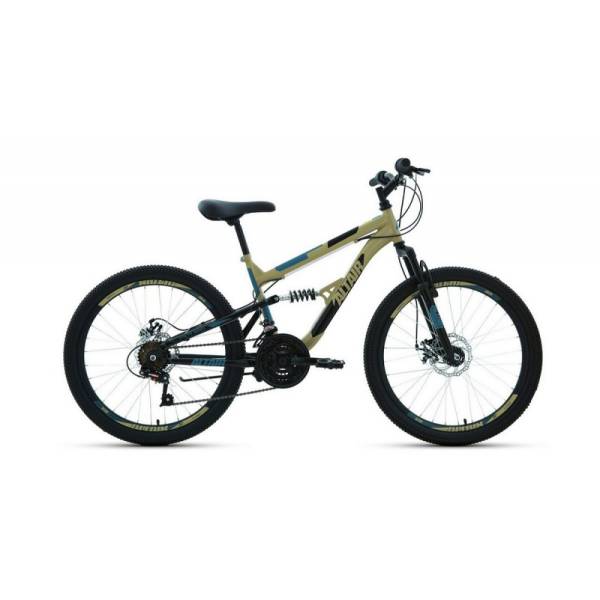 фото Велосипед 24 forward altair mtb fs (disk) (двухпод.) (18-ск.) 2022 (р.15) бежевый/черный