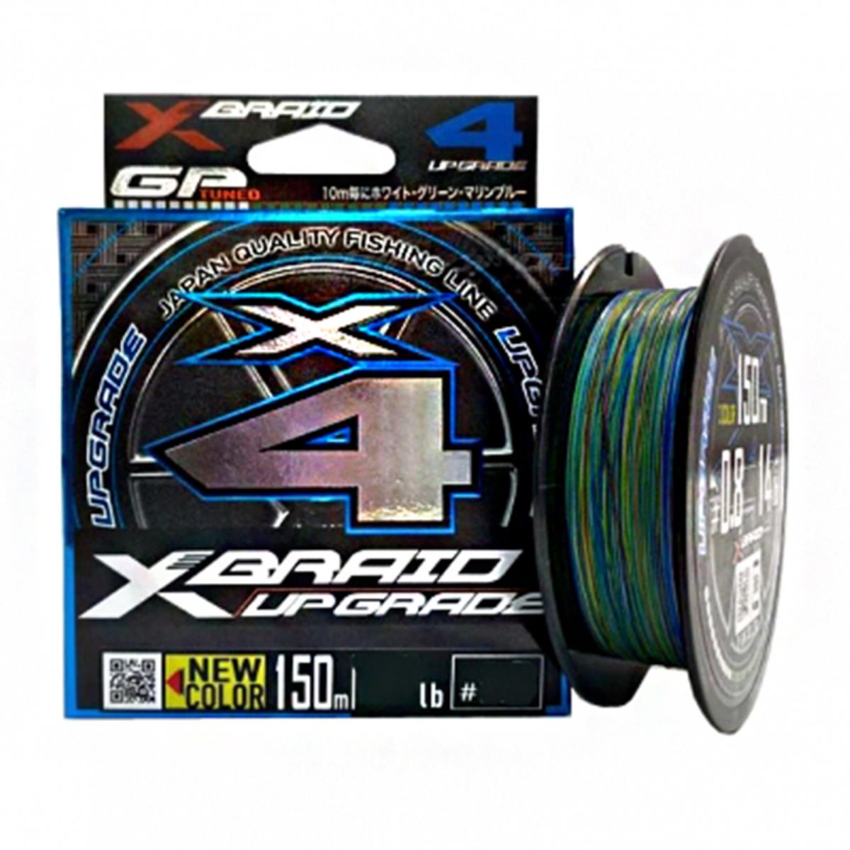 

Леска плетеная YGK X-Braid Upgrade X4 0,148 мм, 150 м, 6,3 кг (3Colored), X-Braid Upgrade X4