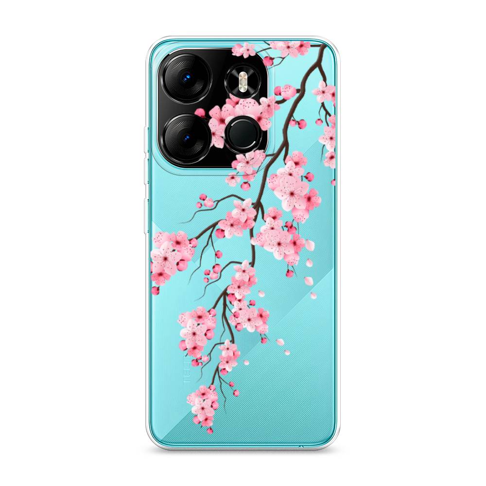 

Чехол Awog на Tecno Pop 7 Pro "Розовая сакура", Розовый;белый;коричневый, 303450-8