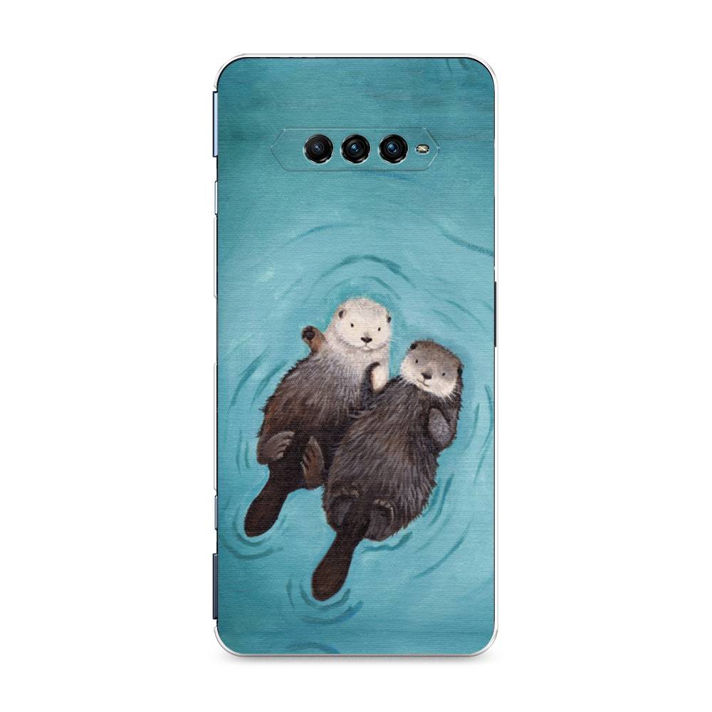 

Чехол Awog на Xiaomi Black Shark 4 pro "Парочка бобров", Голубой, 317650-10