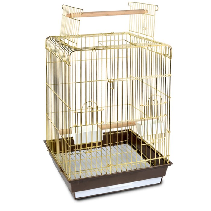 

Клетка Triol N 1038А для птиц, золото, 47.5 х 47.5 х 86 см