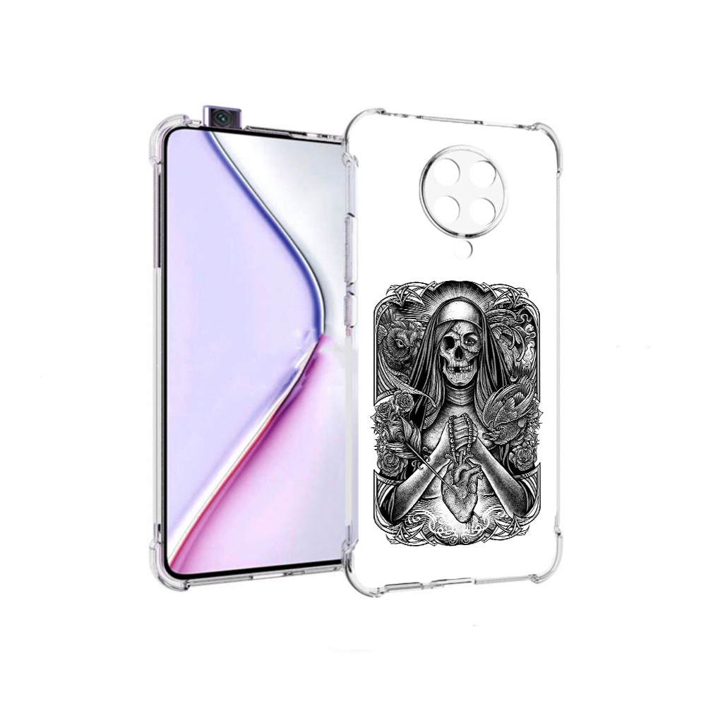 

Чехол MyPads скелет с сердцем для Xiaomi Redmi K30 Pro Zoom 8/256GB/Redmi K30 Pro, Прозрачный, Tocco
