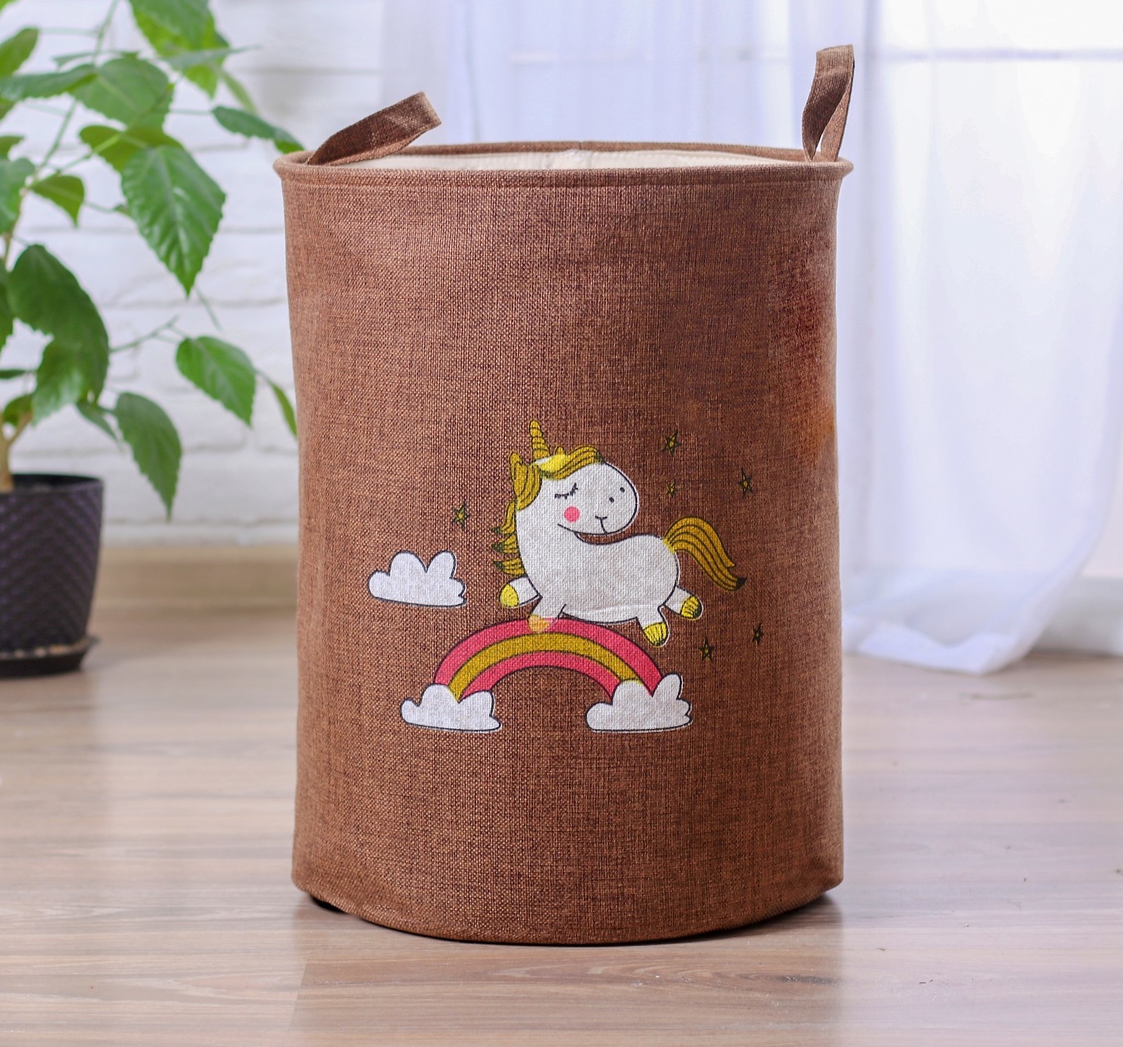 

Корзинка для игрушек Sima-Land Единорог, 35х35х45 см
