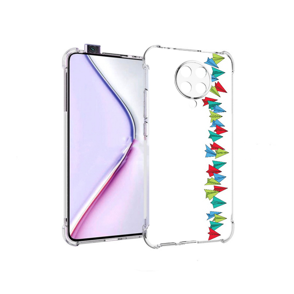 

Чехол MyPads самолетики из листочков для Xiaomi Redmi K30 Pro Zoom 8/256GB/, Прозрачный, Tocco