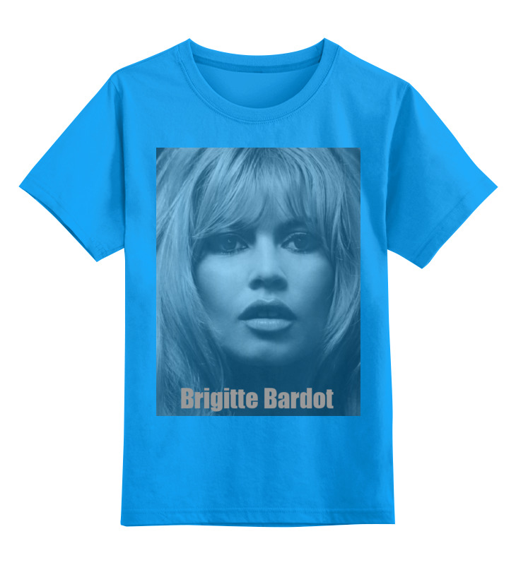 

Детская футболка классическая Printio Brigitte bardot, р. 104, Голубой, 0000000707991