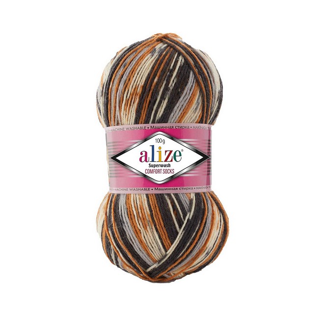 

Пряжа ALIZE Superwash Comfort Socks 5 шт. в упак. цвет 7651 ALIZE-SUPERWASH.COMF.