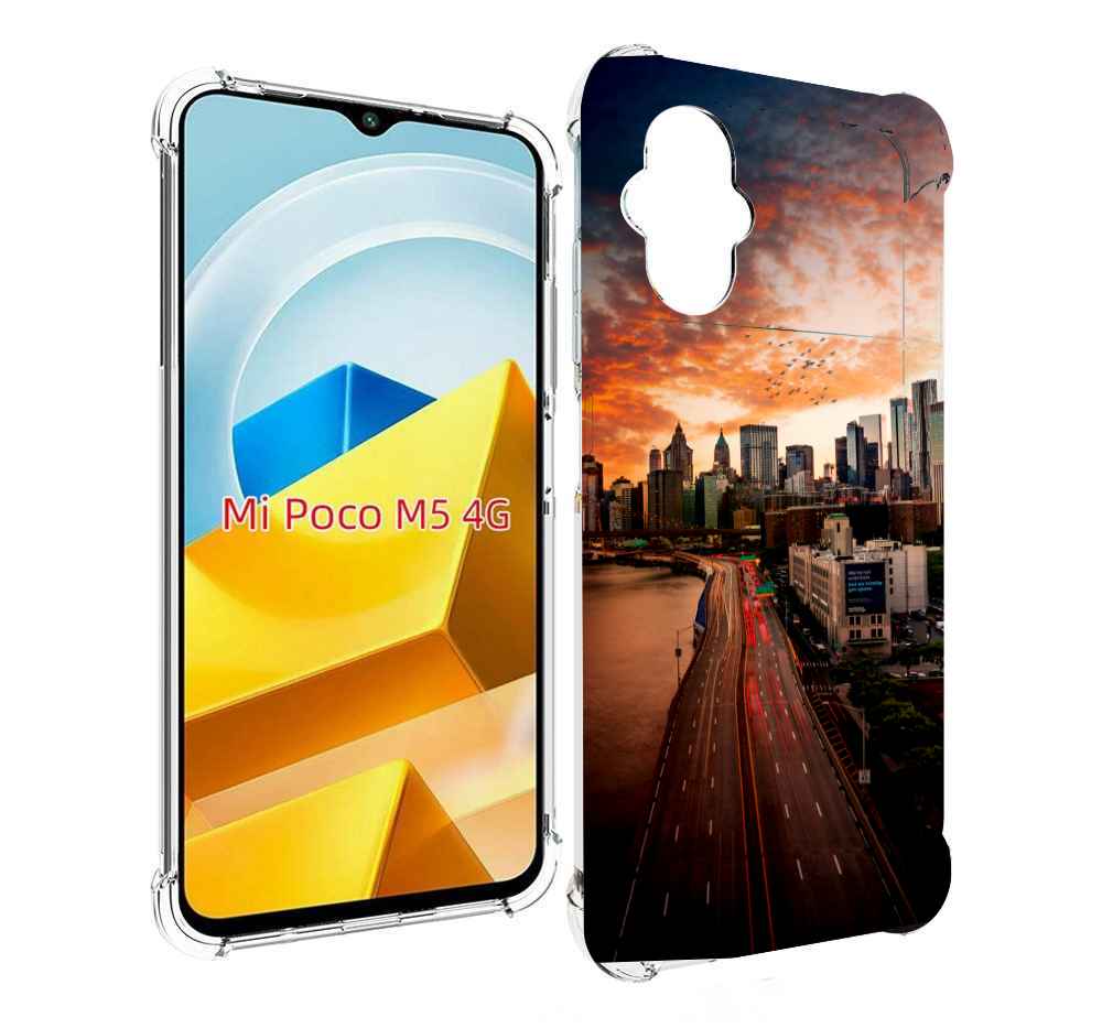 

Чехол MyPads Tocco для Xiaomi M5 американский город фото, Прозрачный, Tocco