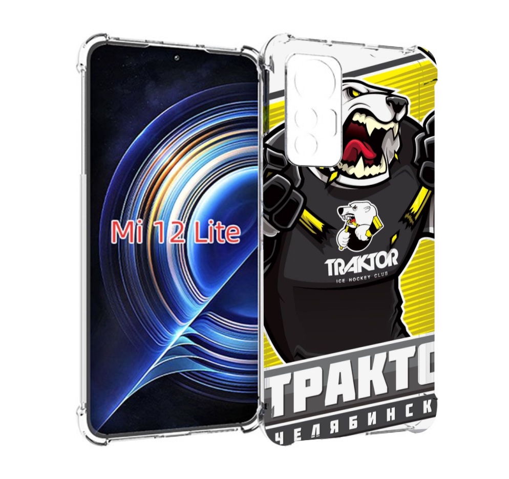

Чехол MyPads хк трактор челябинск для Xiaomi 12 Lite, Прозрачный, Tocco