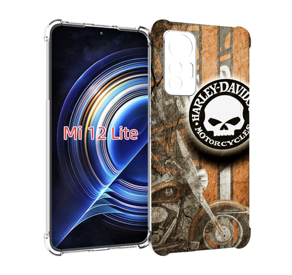 

Чехол MyPads харлеи девидсон для Xiaomi 12 Lite, Прозрачный, Tocco