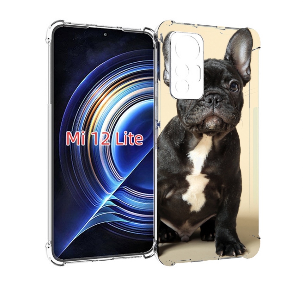 

Чехол MyPads французскии бульдог для Xiaomi 12 Lite, Прозрачный, Tocco