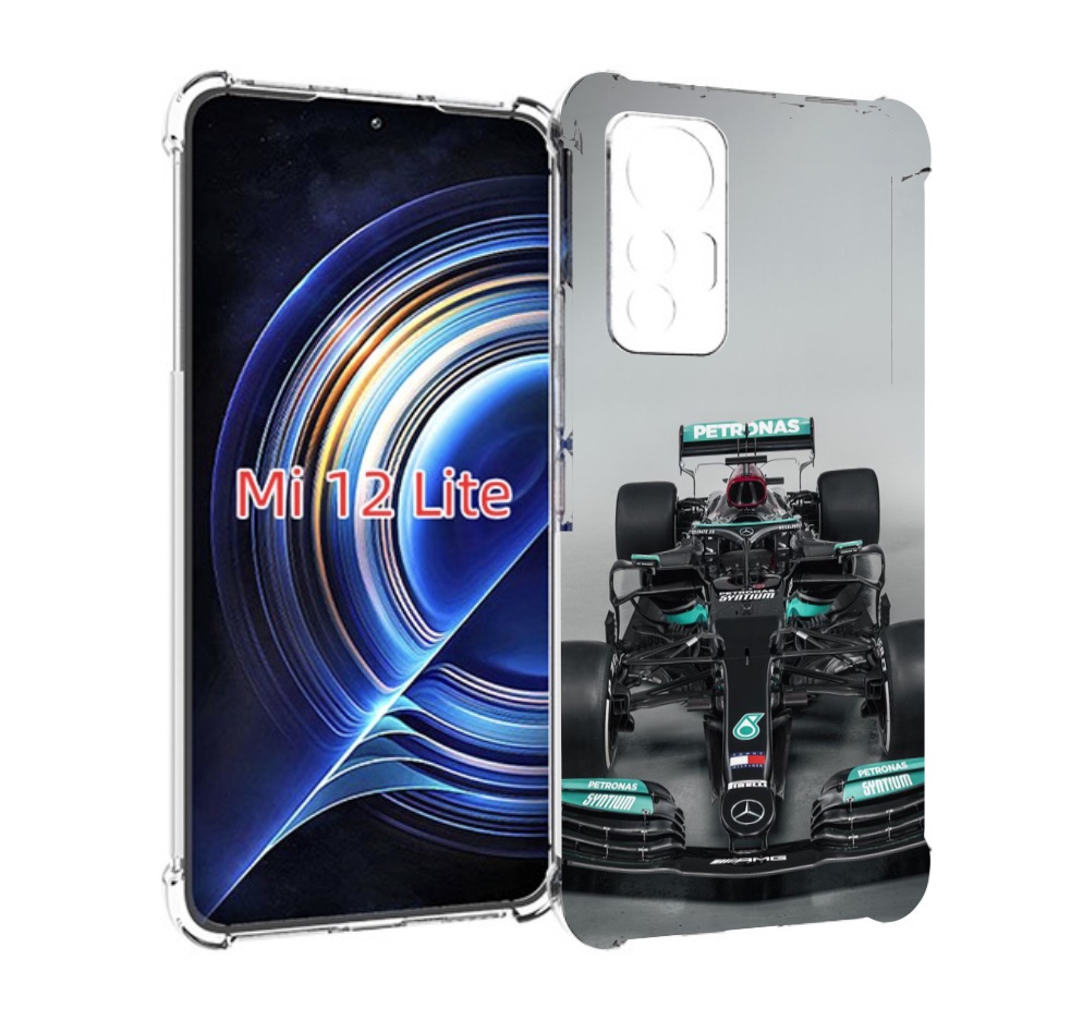 

Чехол MyPads формула 1 мерседес для Xiaomi 12 Lite, Прозрачный, Tocco