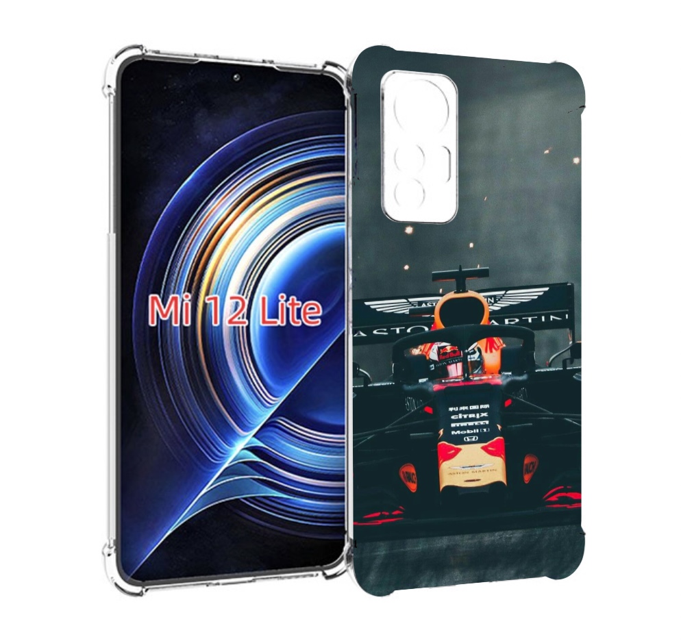 

Чехол MyPads формула 1 астон мартин для Xiaomi 12 Lite, Прозрачный, Tocco